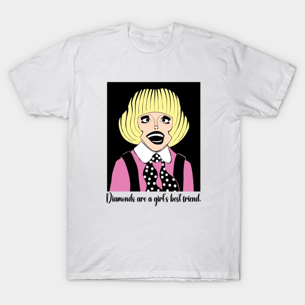 CAROL CHANNING FAN ART T-Shirt by cartoonistguy